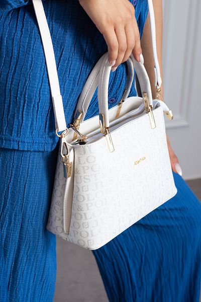 Just Polo new Women's Plaid Fabric Hand and Shoulder Bag