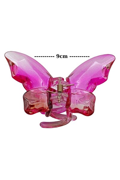 AXE SPORTSWEAR Fuşcia Butterfly Peg - Agrafă de păr pentru femei