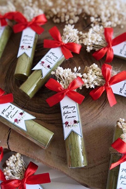 Mapel 20 Adet Süslemeli Kınalık Tüp, Nikah Şekeri, Doğum, Sünnet, Düğün Nişan Söz, Kına, Hediyelik