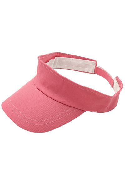 AXE SPORTSWEAR Brink Pink - Pălărie cu vizor cu velcro reglabil pe spate, protecție solară UV, șapcă casual pentru plajă și tenis