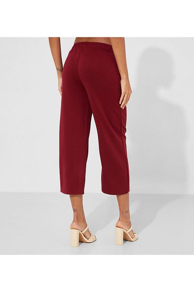 Aila Horizon Women's Red Knit Jogger Outfit