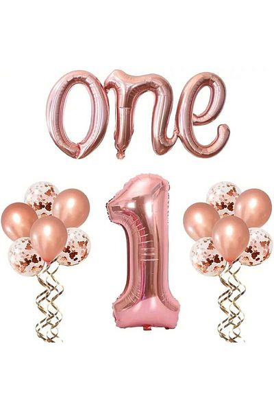 DÜVENCİ TİCARET 1 Year Old Balloon Set - One