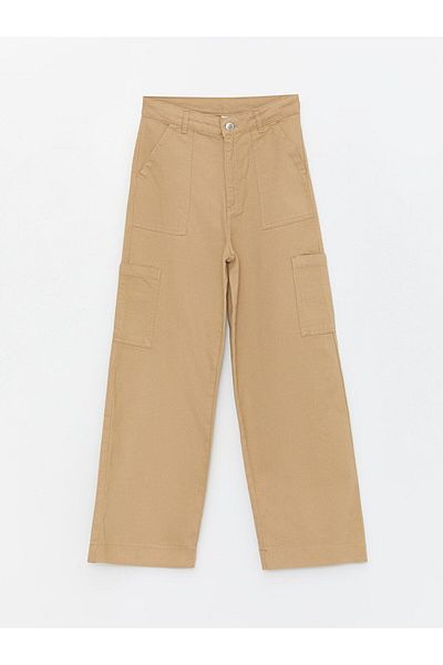 LC Waikiki Girl's Wide Leg Cargo Pants