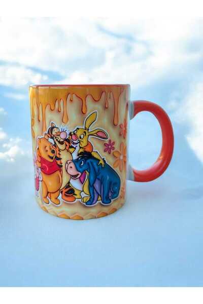 mug shop Winnie the Pooh Tasarım Çay Kahve Kupası-Hediyelik Kupa Bardak-Arkad...