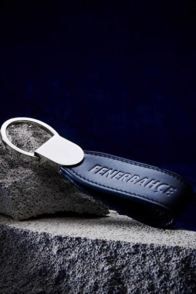 Fenerbahçe Metal Deri Anahtarlık, Araba Anahtarlık, 2 Lacivert