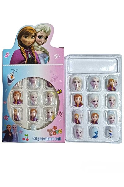 Eva Rose Prenses 150'li Çocuk Takma Tırnak Sticker Çocuk Takma Tırnağı Sticke...