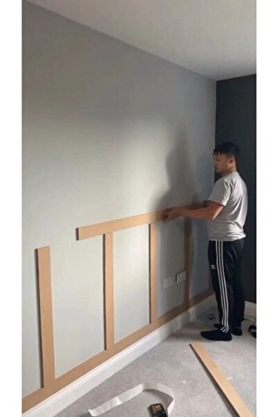 Yıldırım's Home Iskandinav Duvar Çıtası 1 Paket(5 Adet) 100×8 cm