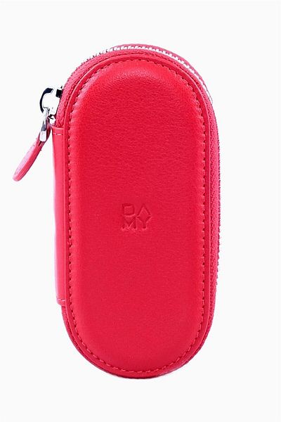 DAMY Genuine Leather Keychain, Leather Keychain, Mother's Day 786 - Red