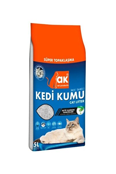 AKKUN Ak Kedi Kumu Aktif Karbon Ve Fresh Kokulu 5 L