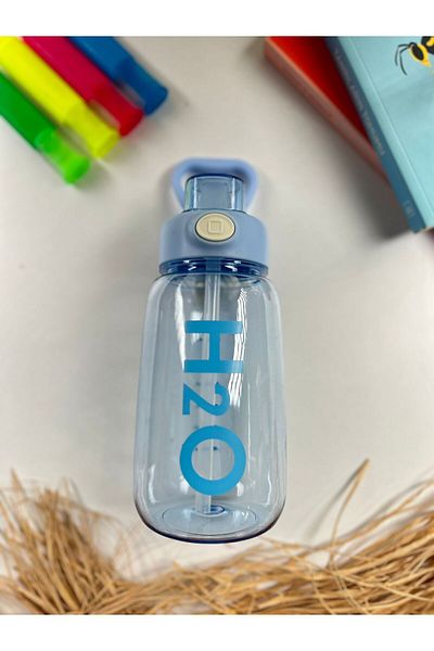 Tohana H20 Colorful Polycarbonate Sports Sports Water Bottle with Straw Children's Junior Water Bottle Water Bottle Water Bottle 1000ml