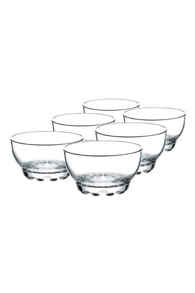 Paşabahçe 6-Piece Karaman Bowl - Pudding and Ashura Etc Cut