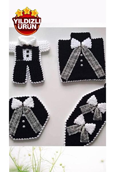 MASAL TUHAFİYE ÇEYİZLİK 4 LÜ SET LİF TAKIMI