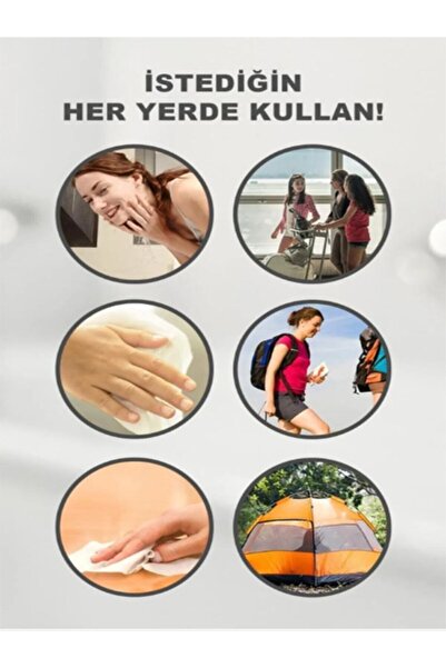 GiftCngz Suda Büyüyen Sıkıştırılmış Havlu 6 Adet