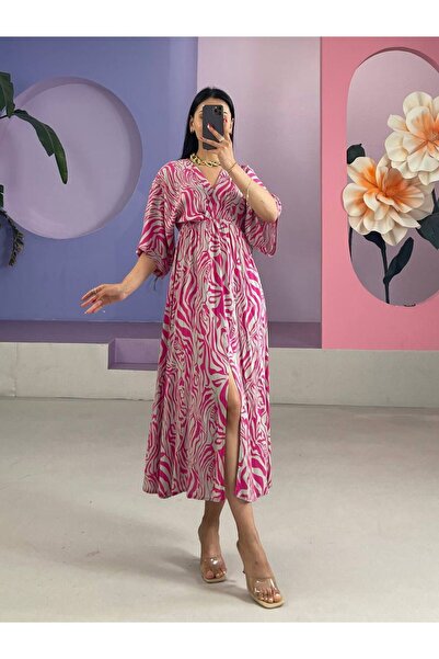 LAMİFUSTORE Φόρεμα με σχέδια (άνετη εφαρμογή)