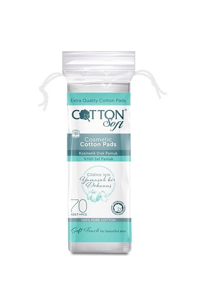 Cotton Soft Cottonsoft Makeup Removal Pad 100% Pure Cotton 70 Pieces
