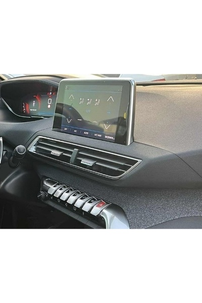 Mobilite بيجو 3008 Allure - متوافق مع الوسائط المتعددة، واقي شاشة نانو 9H، 2017-2023