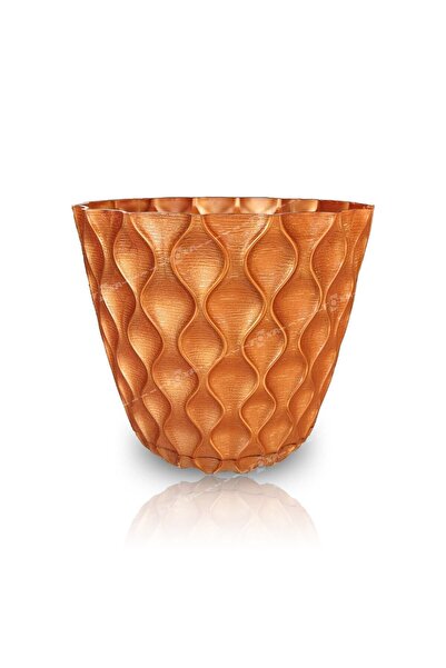 ToXA 1 Adet 2,75 Litre 17cm Tabaklı Delikli Plastik Vera Saksı