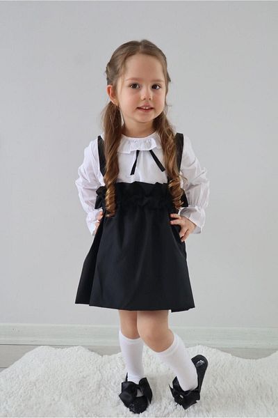 Süslüm Kids Black Slopet Dress