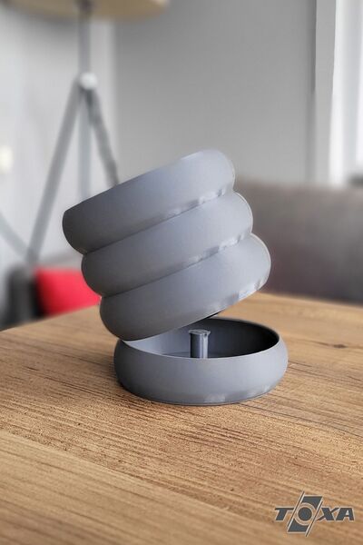 ToXA Blum Saksı No4 Tabaklı Drenajlı Bioplastik 5 Litre