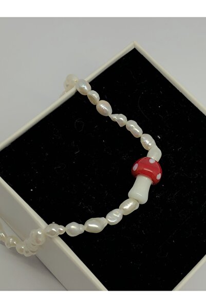 Barok İnci Mantar Murano Mushroom Halhal