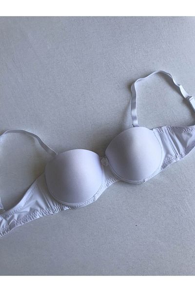 esberry White Strapless Padded Bra