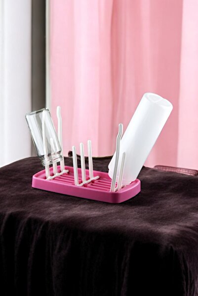 Milenay Hijyenik Kuruma! Pembe Bebek Biberonu Kurutma Aparatı