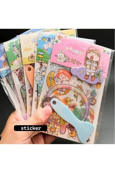 BURCU 90 de bucăți autocolante colorate, rezistente la apă, pentru computer, ...