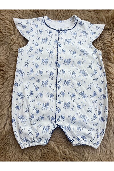 Waowdrobe Kız Bebek Çiçek Desenli Tulum