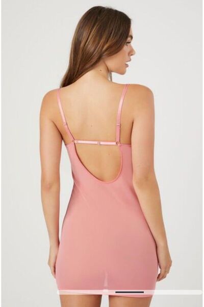 ARDSU File Dantel-Kenarlı İç Çamaşırı Slip Elbise