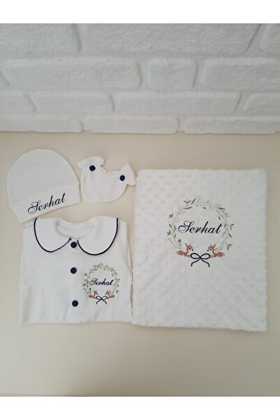 Nakisatolyemiz İsimli hastane çıkışı Nakış İşleme isme özel yeni doğan tulum ...