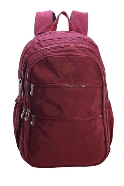 Baginn Klinkir School Bag High School Secondary School University Light Fabric Multi-Pocket Women's Backpack