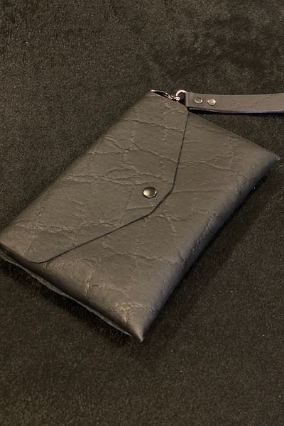 MAT Deri Genuine Leather Women's Clutch Bag - Shoulder and Thin Wrist Strap