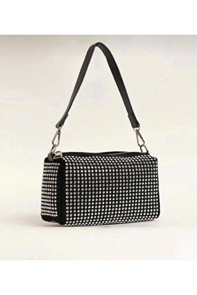 BAGS MİNİ TAŞ DETAYLI KADIN EL ÇANTASI