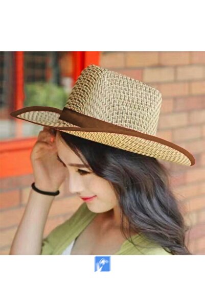 Kardelen Butik Denizli قبعة من القش للنساء والرجال - 56-59 سم