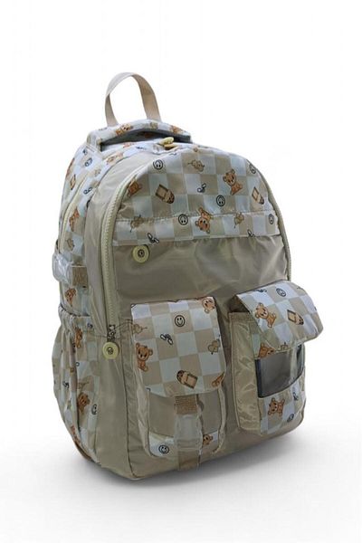 Baginn Elementary School Bag - Checkered and Patterned Backpack