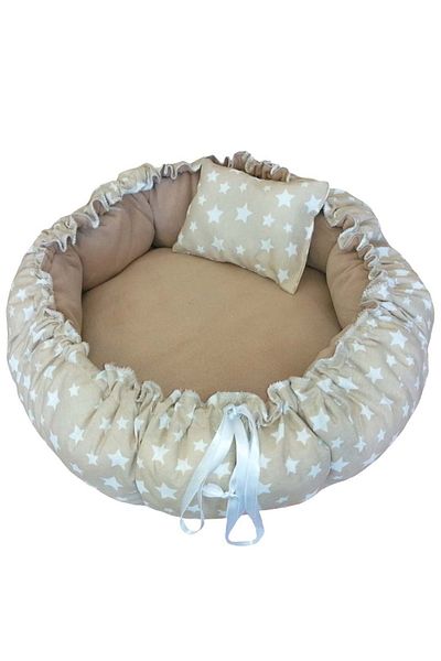 Patiderm Double Sided Cat & Dog Bed Spanish Model - Beige