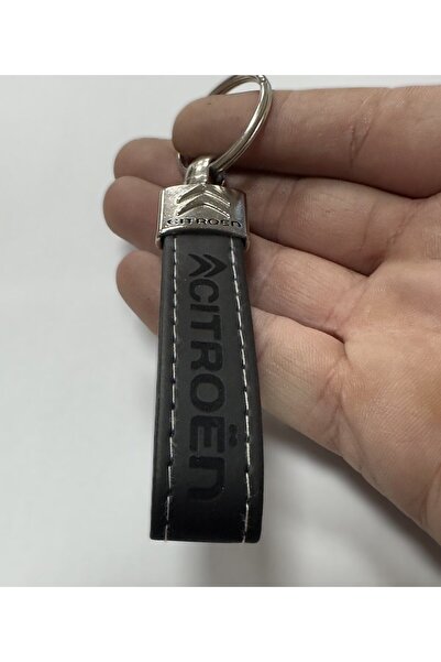 imza direksiyon kılıfı ميدالية مفاتيح سيتروين وشعار جلد حراري (أسود) بطول 8 س...