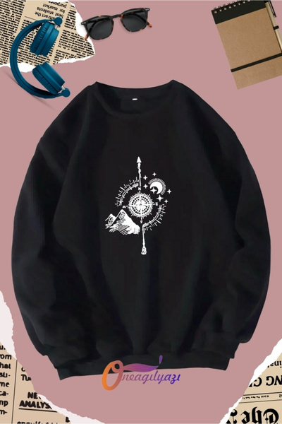 oneagılyazı البوصلة المطبوعة البلوز المرأة