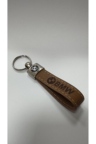 imza direksiyon kılıfı Breloc maro cu logo și text BMW