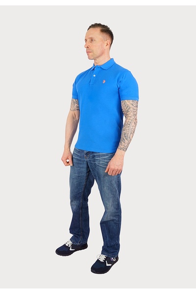 U.S. Polo Assn. Kurzärmliges Basic-Poloshirt