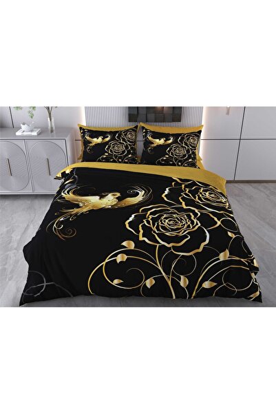 BEYZADE HOME طقم غطاء لحاف مزدوج ثلاثي الأبعاد 6 قطع غراندي