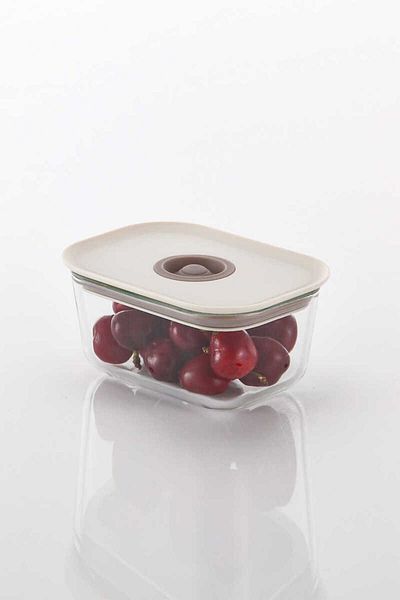 NEOFLAM Beige 470 ml 4 Piece Set - Fika Clik Rectangular Storage Container