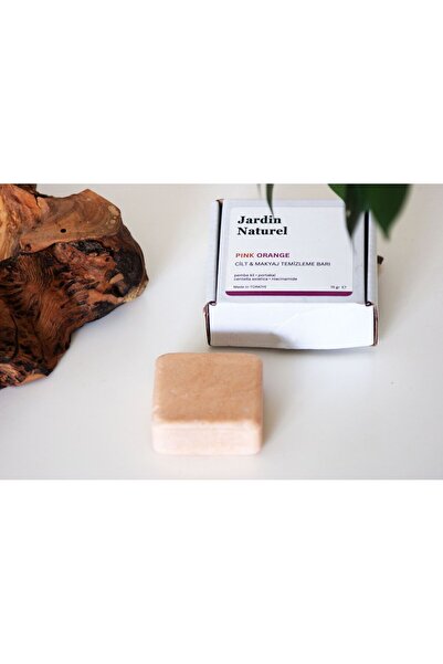 Jardin Naturel قالب إزالة البشرة والمكياج باللون البرتقالي الوردي
