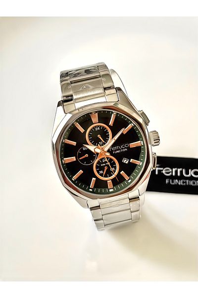 Ferrucci FERRUCCİ MEN'S WRISTWATCH (SILVER)