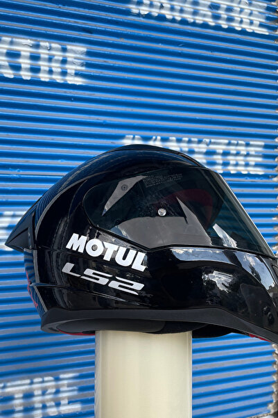 Banxtre Motor-Araba-Kask için Dekoratif Parlak Beyaz Motul Sticker Etiket 12C...