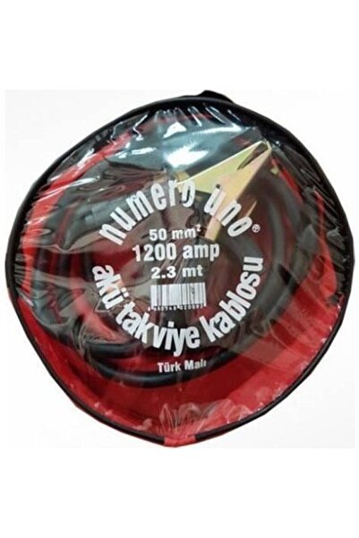 Genel Markalar Onurlu Group Akü Takviye Kablosu 50mm2 1200 Amper 2.3 Metre Çantalı