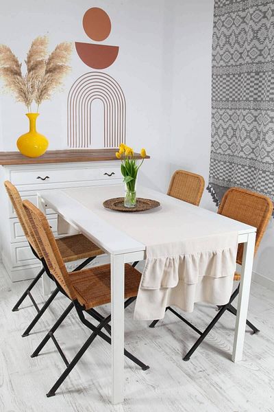 cotton maison Natural Runner Vintage 50x190 εκ