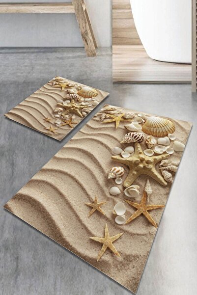 ipekhane Banyo Paspası Lavabo Ve Klazot Önü 2li Paspas Da-1681