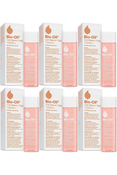 Bio-Oil 125ml (New Formula) Stretch Mark Prevention Skin Care Oil - Set of 6