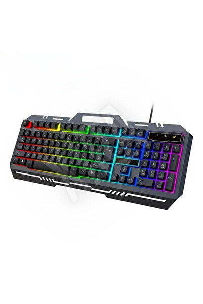 XİRA Mekanik Hisli Metal Kasa Gaming Rgb Işıklı Oyuncu Türkçe Q Klavye (1.5M ...